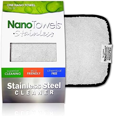 Nano Towels Stainless Steel Cleaner | The Amazing Chemical Free Stainless Steel by Nano+Towels
