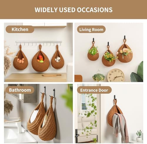 Boho Wall Hanging Fruit Baskets - Image 6