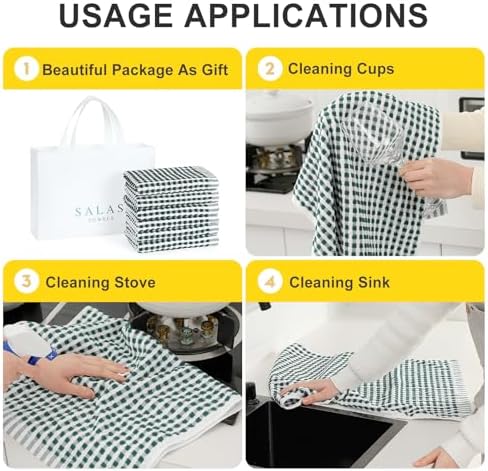 SALAS Cotton Dish Towels Cloths - Image 5