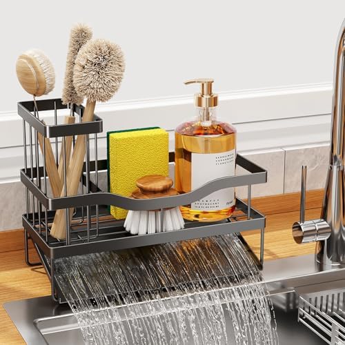 Sponge Holder for Kitchen Sink, Mecyfaty Sink Caddy by TheMecyfaty