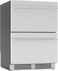 Zephyr Presrv 24 Inch Single Zone Refrigerator Drawers Wine & Beverage Fridge, Stainless Steel Wine Cooler Home Bar Under Counter Freestanding Built In, Energy Star Certified, 5.4 Cu. Ft