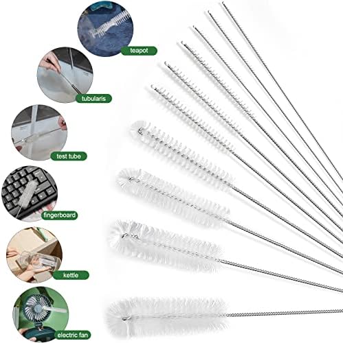 CiaraQ Bottle Cleaning Brushes, 9.8 Inch Nylon Tube Brush Set - Image 2
