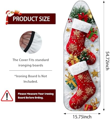Nuxovilar Winter Stockings Ironing Board Cover 15x54 Polyester - Image 3