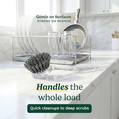 Cuisinart Dish Brush with Handle, 2 Pack, Firm Bristles - Image 4