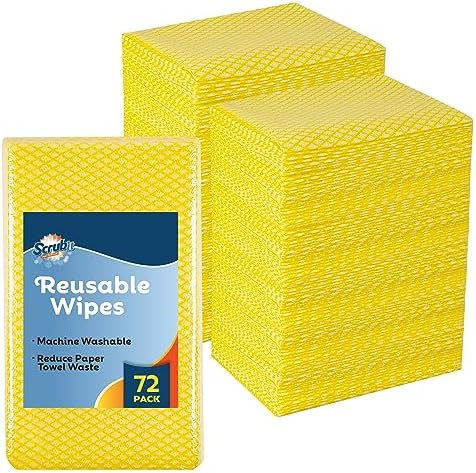 SCRUBIT Reusable Cleaning Wipes, Handy Wipes by SCRUBIT