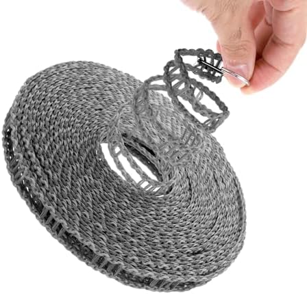 uxcell Windproof Clothesline, 10M 33ft Plastic Non-Slip Clothes Drying Rope - Image 3