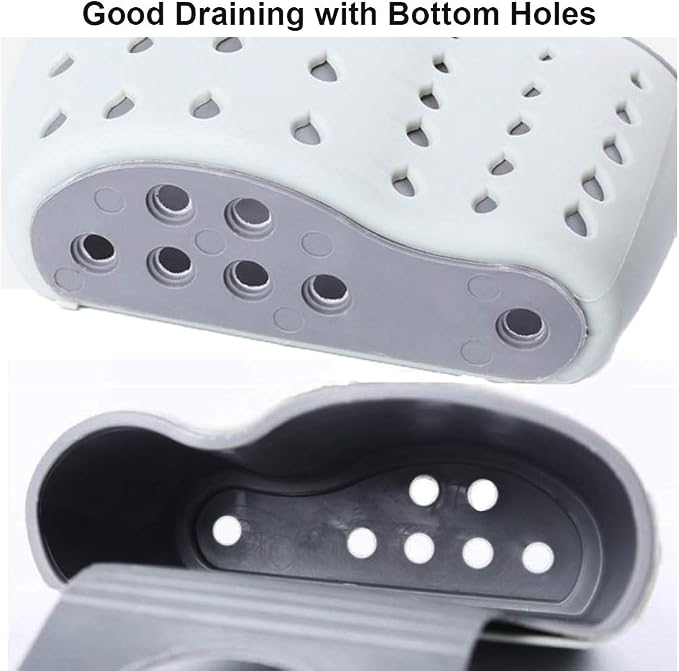 EC Kitchen Sink Caddy Sponge Holder Plastic Hanging Ajustable Strap Faucet Caddy - Image 5