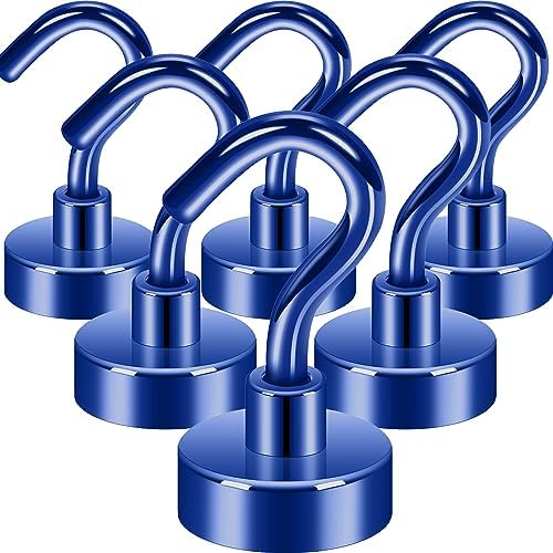 Neosmuk Magnetic Hooks for Cruise Cabins, 30lb Heavy Duty, 6 Pack by Neosmuk