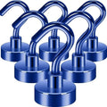 Neosmuk Magnetic Hooks for Cruise Cabins, 30lb Heavy Duty, 6 Pack by Neosmuk