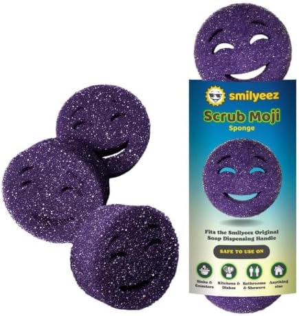 The Original Scrub Moji Scrubbing Sponge by Smilyeez by Smilyeez