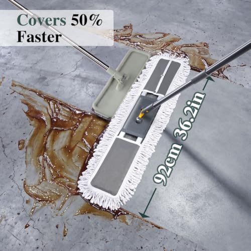 Masthome 36" Commercial Dust Mop, Heavy Duty Industrial mop - Image 2