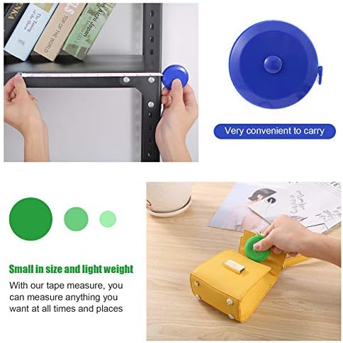 Tape Measures Retractable, Fabric Measuring Tape, 60 Inch Small Sewing Tape - Image 6