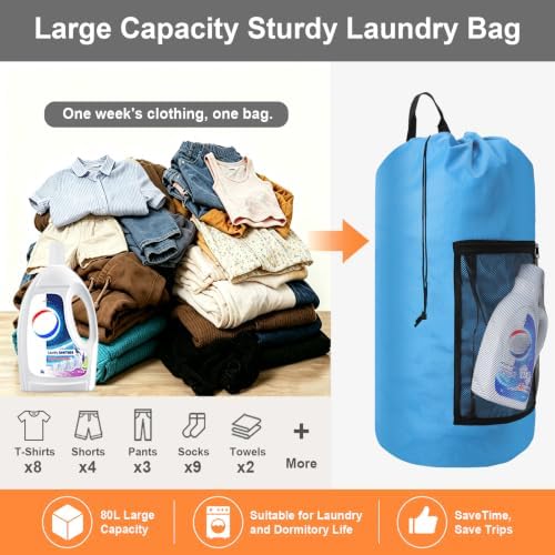 Laundry Bag Backpack Durable Laundry Bag - Image 6