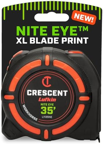 Crescent Lufkin 10m/35' WORKHORSE NITE EYE Tape | L1135NECME by Unknown