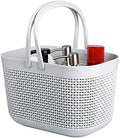 Plastic Portable Shower Caddy Basket, Storage Organizer by UUJOLY