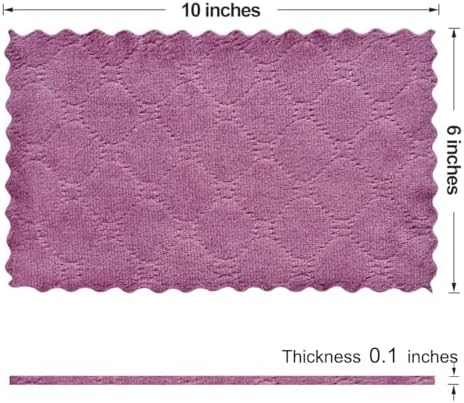 OstWony 12PCS Kitchen Towels Dish Cloths, Reusable Cleaning Rags 10x6in - Image 2