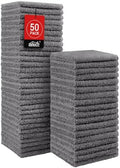 HOMEXCEL Washcloths 50PK, Ultra Soft&Highly Absorbent Face Towels, 12X12 in by HOMEXCEL