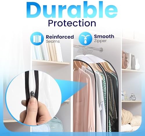 Handy Laundry Clear Garment Bags - Image 6