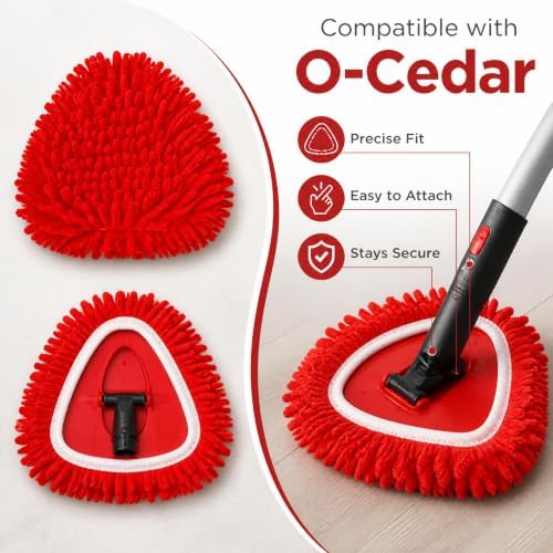 3 Pack Spin Mop Replacement Heads Compatible - Image 5