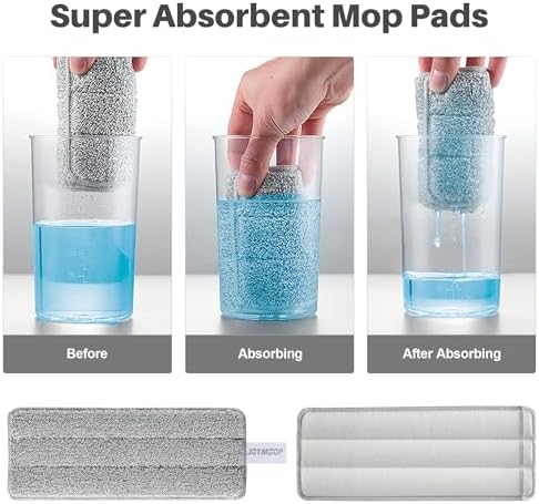 JOYMOOP Wall Mop and Bucket Set, Hands-Free Flat Floor Mop - Image 5