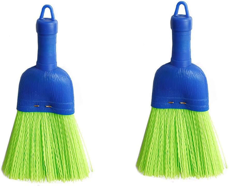 Poly Fiber Mini Broom Whisk Handheld Brush Head by Bodundirect