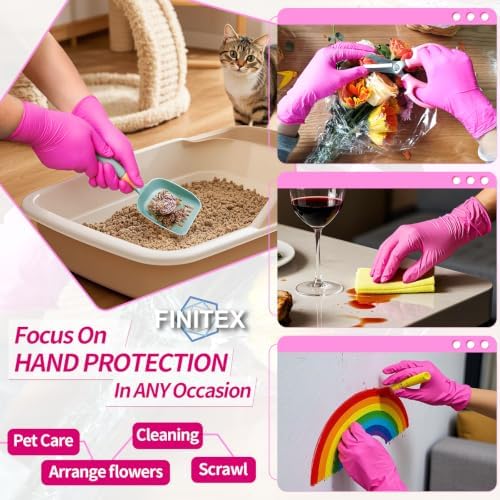 FINITEX Nitrile Disposable Latex-Free Gloves - Image 2