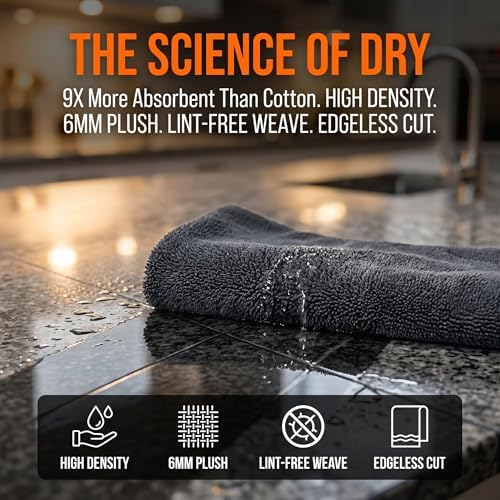 Cleaning Towels, Suitable for Home Kitchens, and Car Detailing, 2 Pack - Image 3