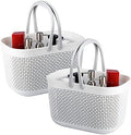 Plastic Portable Shower Caddy Basket, Storage Organizer, 2 Pack by UUJOLY