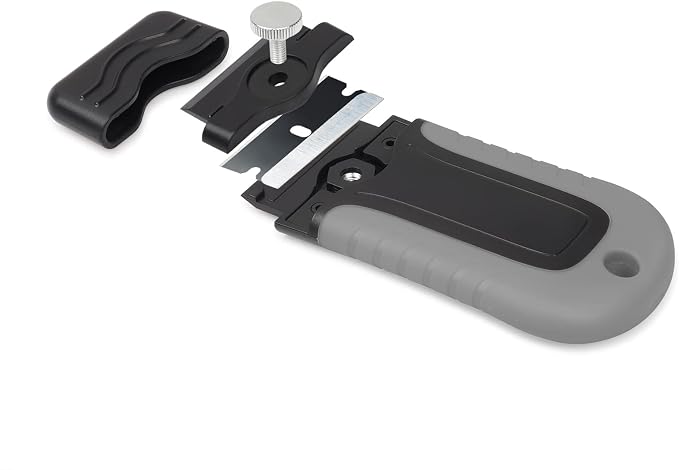 Razor Blade Scraper Tool, Glass Stovetop Paint Scraper | 10PCS Black Carbon - Image 6