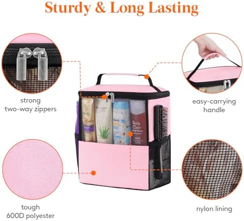 Lifewit Mesh Shower Caddy Bag Portable - Image 6