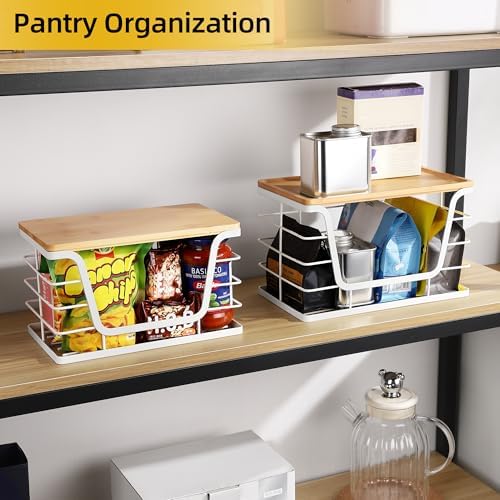 ALOCEO 2 Pack Potato and Onion Storage Bins, Large Trash Bag Holder Under Sink - Image 6
