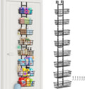 Hongtamoya 8 Tier Over The Door Organizer, Adjustable Hanging Door Organizer by Hongtamoya