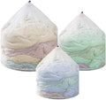 3Pcs Laundry Mesh Wash Bags, Drawstring Net Laundry Bag by Nufiwra