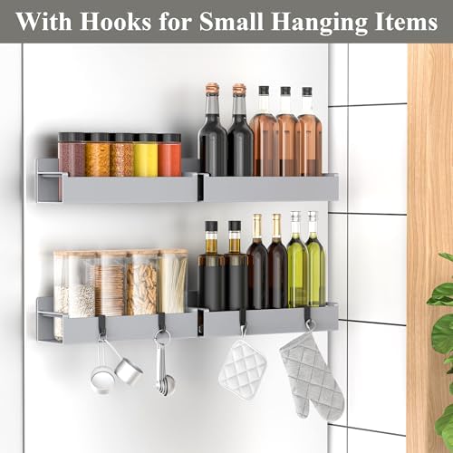 HuggieGems 4 Pack Magnetic Spice Rack Organizer - Image 2