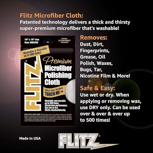 Flitz Premium Microfiber Polishing Cloth - Image 4