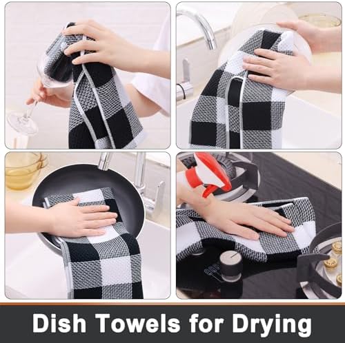 Mordimy Cotton Waffle Weave Kitchen Towels, 6 Pack - Image 4