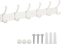 Wall Mount Coat Rack 1 Pack, Smooth Hook Edges, Screw Installation, Double by Dntorx