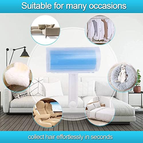 Reusable Travel Lint Roller 3 Pack, Washable Lint Roller Compact Pet Hair - Image 6
