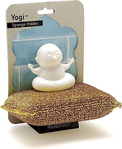 PELEG DESIGN Yogi Sponge Holder, Cute Plastic Sponge Holder by PELEGDESIGN