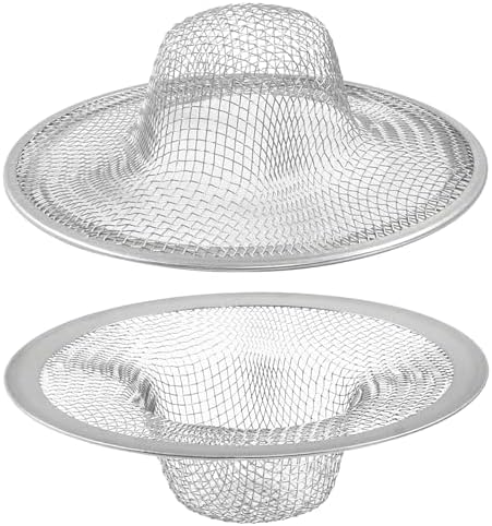 Piutouyar 2 Pack Stainless Steel Kitchen Sink Strainer, 3.5 Inch Diameter by Piutouyar