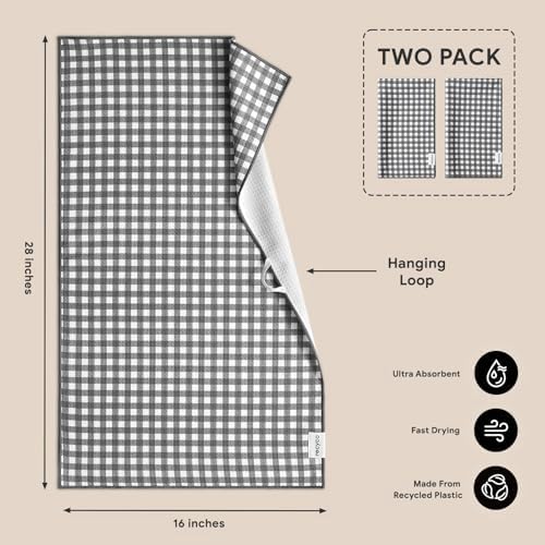 RECYCO Waffle Kitchen Towel Set of 2 - Image 6