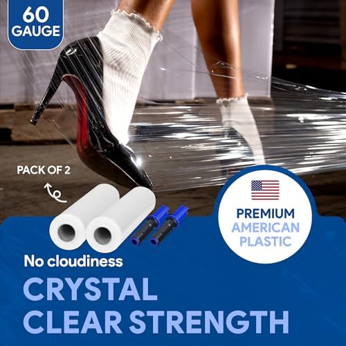 International Plastics Co. 15" Plastic Stretch Wrap - Image 5