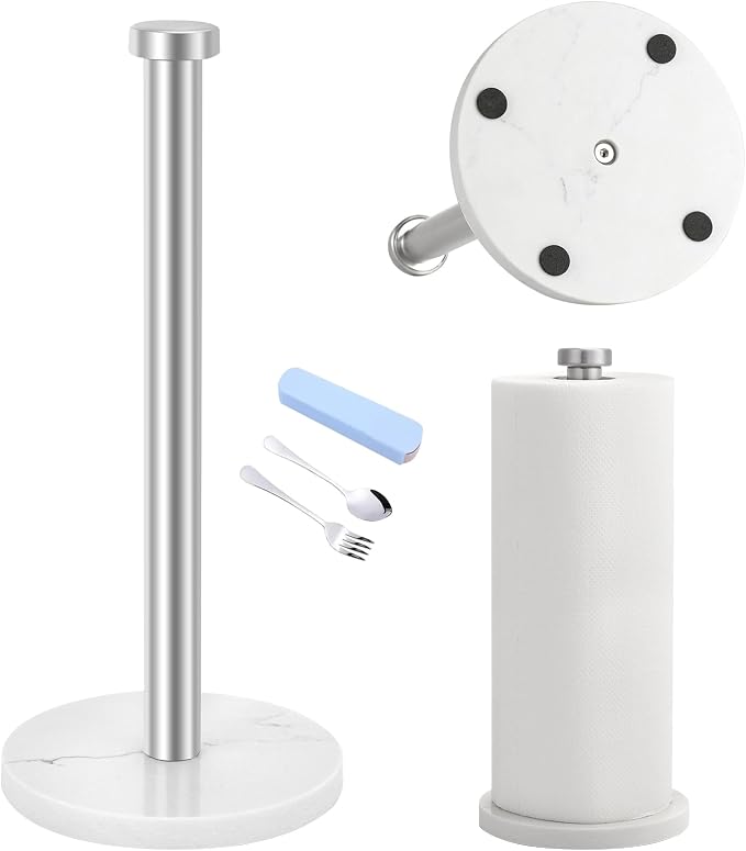 Standing Paper Towel Holder, Kitchen Paper Towel Roll Holder- by GWGTHZ