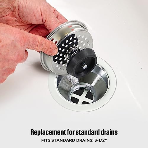 Highcraft 9843 Stainless Steel Kitchen Sink Strainer Basket-Replacement - Image 4