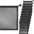10 Pcs Mesh Drawstring Bag 6" x 8" by BOJITEXS