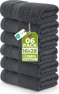 Utopia Towels 6 Piece Hand Towels Set, 16x28 in, 100% Cotton by Unknown