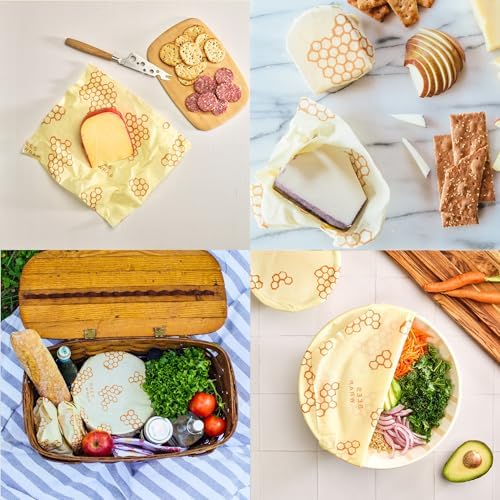 Bee's Wrap Beeswax Food Wraps, 3 Medium Pack - Image 5