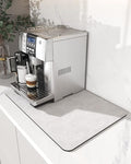 AMOAMI-Coffee Mat Hide Stain Rubber Backed Absorbent Dish Drying Mat by AMOAMI