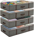 Underbed Storage Bags 4-Pack by Masirs