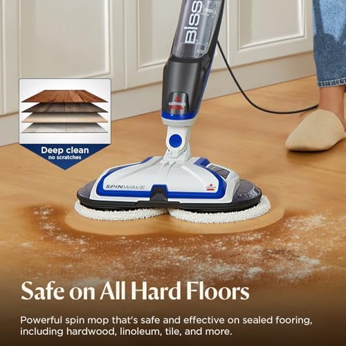 BISSELL SpinWave Hard Floor Expert Corded Spin Mop Cleaner - Image 5